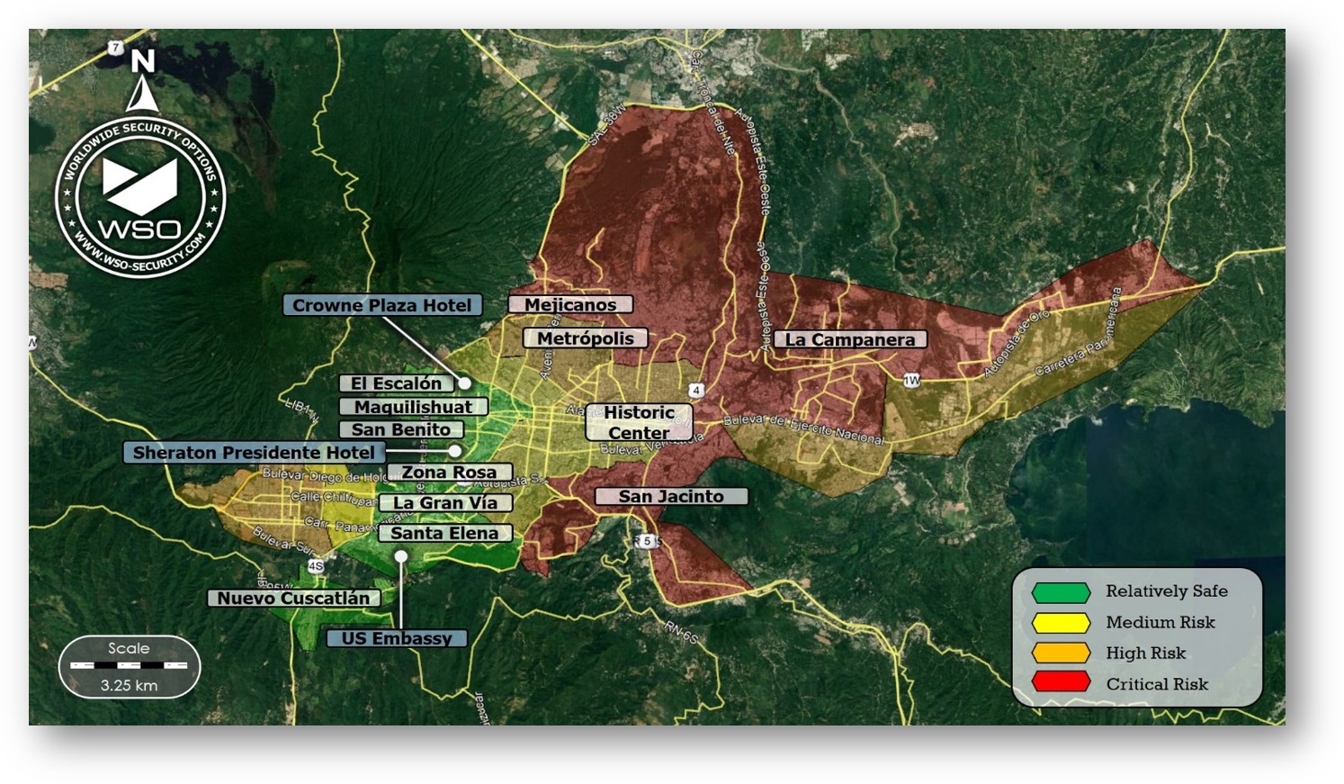 El Salvador Security Profile WSO Worldwide Security Options